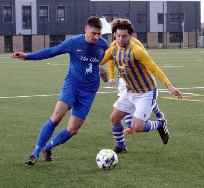 Matthew Divry - scored a brace for the Wizards Matthew Divry - scored a brace for the Wizards